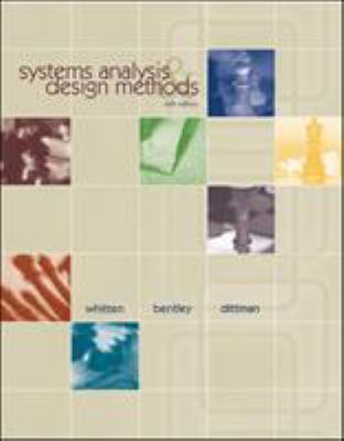 Systems Analysis and Design Methods 0072474173 Book Cover