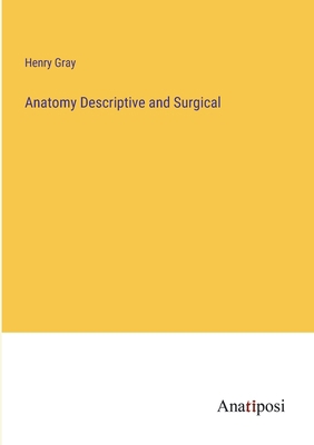 Anatomy Descriptive and Surgical 3382188066 Book Cover