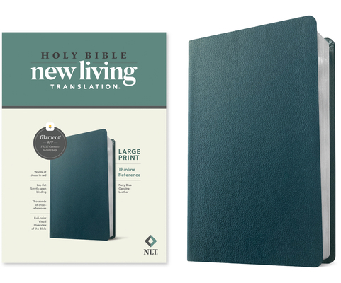 NLT Large Print Thinline Reference Bible, Filam... [Large Print] 1496444930 Book Cover