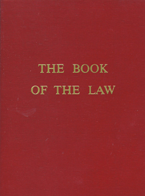 The Book of the Law 0877283346 Book Cover