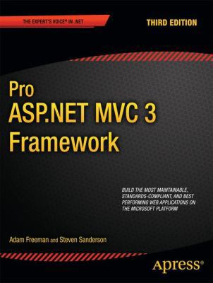 Pro ASP.NET MVC 3 Framework 1430234040 Book Cover