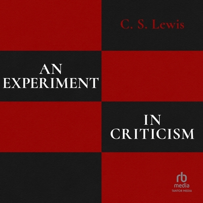 An Experiment in Criticism B0CPT3MDHG Book Cover
