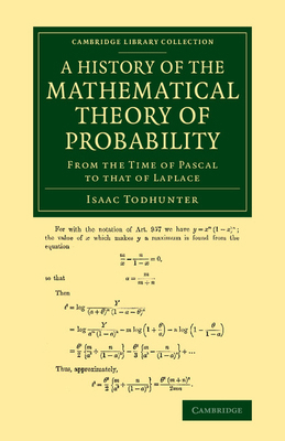 A History of the Mathematical Theory of Probabi... 1108077641 Book Cover
