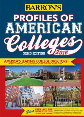 Profiles of American Colleges 2016 (Barron's Pr... 1438006500 Book Cover