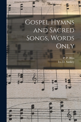 Gospel Hymns and Sacred Songs, Words Only [micr... 1014156041 Book Cover