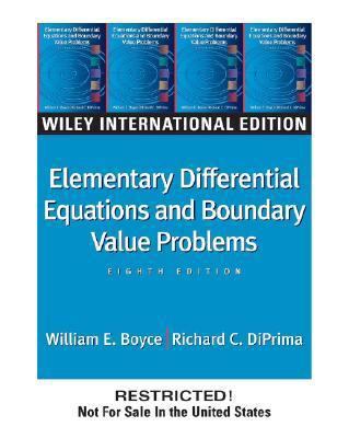 Elementary Differential Equations and Boundary ... 0471644544 Book Cover