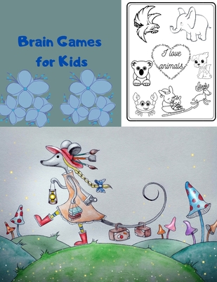 Brain Games for Kids: Coloring and Quotes to Ex... 0394516478 Book Cover