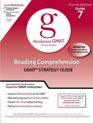 Reading Comprehension GMAT Preparation Guide 0982423853 Book Cover