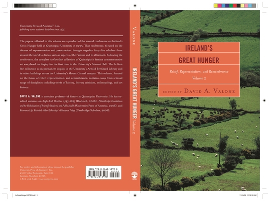 Ireland's Great Hunger: Relief, Representation,... 0761848991 Book Cover