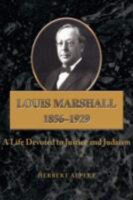 Louis Marshall: 1856-1929 059548882X Book Cover