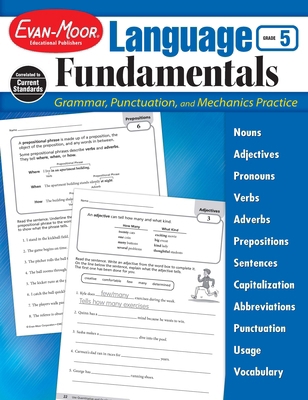 Language Fundamentals, Grade 5 Teacher Resource 1629382213 Book Cover