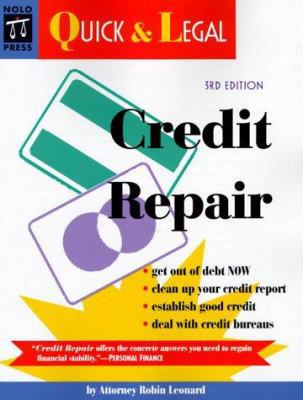Credit Repair 0873375165 Book Cover