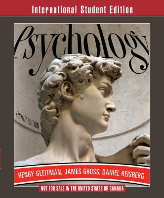 Psychology (Eighth International Student Edition) 0393116824 Book Cover