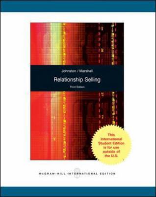 Relationship Selling 0070172471 Book Cover