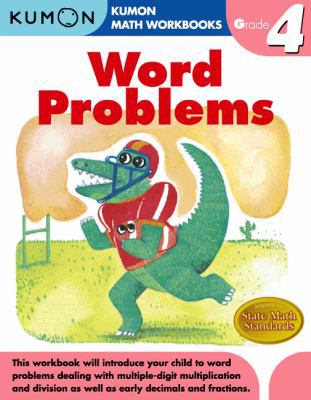 Kumon Grade 4 Word Problems 1934968390 Book Cover