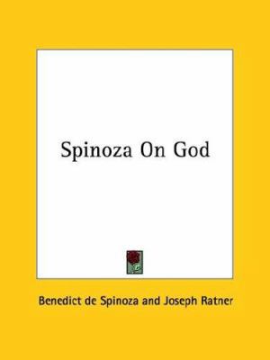 Spinoza on God 142547750X Book Cover