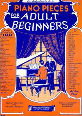 Piano Pieces for the Adult Beginner 0825618215 Book Cover