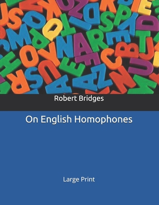 On English Homophones: Large Print B086PLNJ74 Book Cover