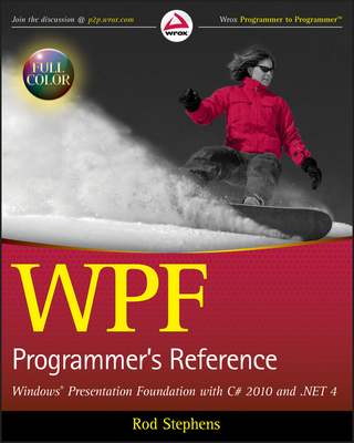 WPF Programmer's Reference: Windows Presentatio... 0470477229 Book Cover