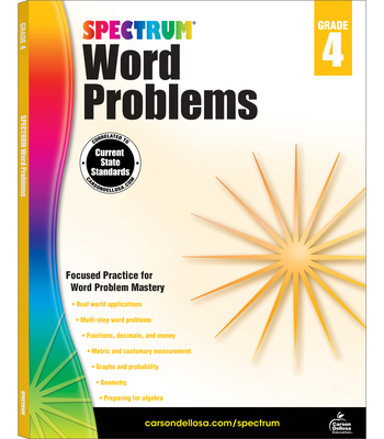 Word Problems, Grade 4: Volume 77 1624427308 Book Cover