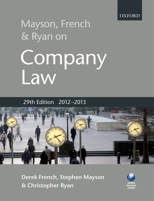Mayson, French & Ryan on Company Law 0199652589 Book Cover