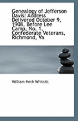 Genealogy of Jefferson Davis: Address Delivered... 1110962614 Book Cover