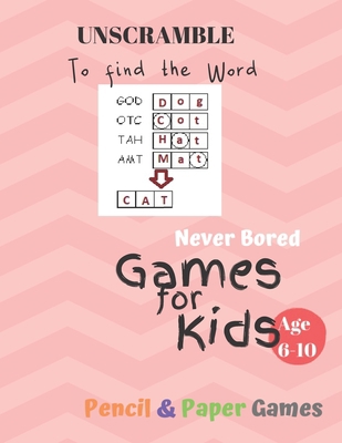 UnScramble To Find the word Games for Kids: Age... B083XTGYF9 Book Cover