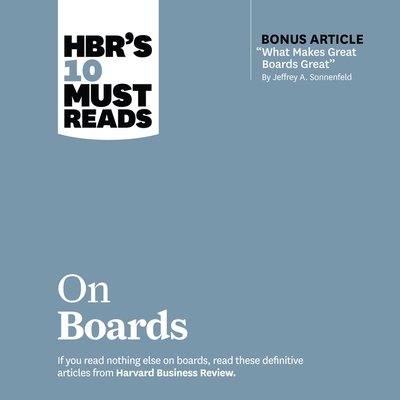 Hbr's 10 Must Reads on Boards B08Z9W5423 Book Cover