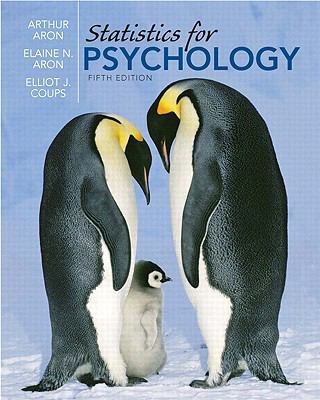 Statistics for Psychology [With Study Guide] B00A2KP6PW Book Cover