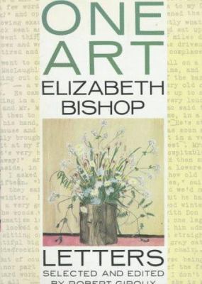 One Art: Letters 0374226407 Book Cover