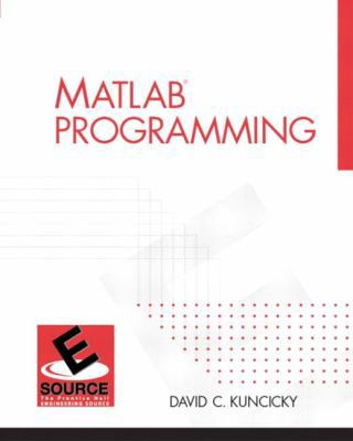 Matlab Programming 013035127X Book Cover