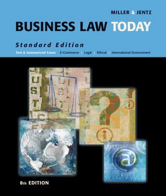 Business Law Today, Standard Edition 0324654553 Book Cover