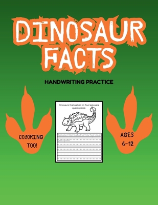 Dinosaur Facts: Handwriting Practice B0GVSCQXVM Book Cover