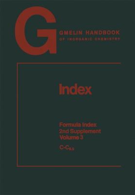 Index: Formula Index 3662061937 Book Cover