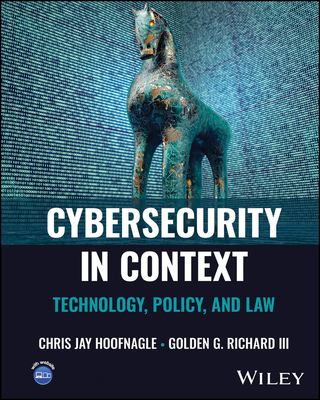Cybersecurity in Context: Technology, Policy, a... 1394262442 Book Cover