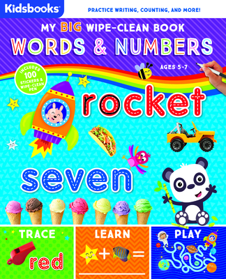 My Big Wipe-Clean Book: Words and Numbers 1628858400 Book Cover