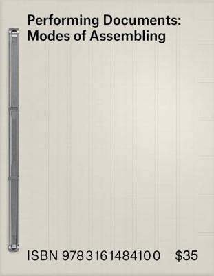 Paperback Performing Documents : Modes of Assembling Book