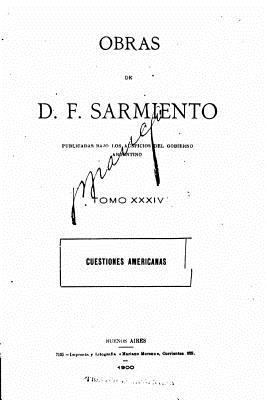 Obras de D. F. Sarmiento - Tomo XXXIV [Spanish] 1535148578 Book Cover