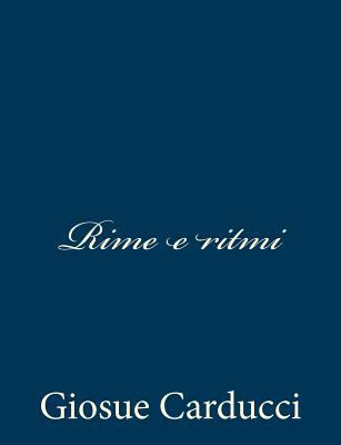 Rime e ritmi [Italian] 1480289531 Book Cover