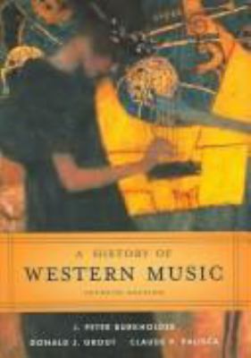 A History of Western Music 0393927490 Book Cover