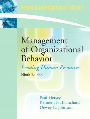 Management of Organizational Behavior 013503275X Book Cover