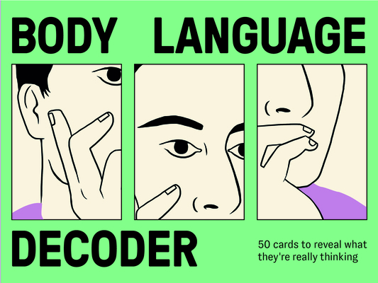 Body Language Decoder: 50 Cards to Reveal What ... 1913947203 Book Cover