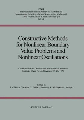 Constructive Methods for Nonlinear Boundary Val... 3764310987 Book Cover