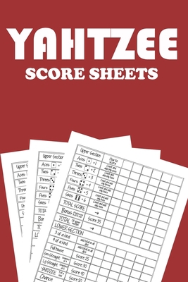 Yahtzee Score Pads: 120 Pages Dice Board Game Y... B084DGVCMZ Book Cover