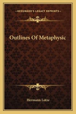 Outlines Of Metaphysic 1163230774 Book Cover