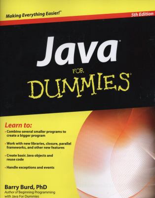 Java for Dummies 0470371730 Book Cover