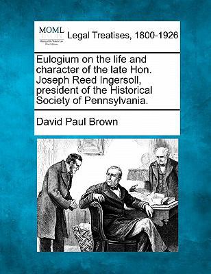 Eulogium on the Life and Character of the Late ... 1240008325 Book Cover