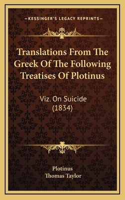 Translations From The Greek Of The Following Tr... 1166346749 Book Cover