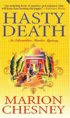 Hasty Death (An Edwardian Murder Mystery) B000OTQZBU Book Cover