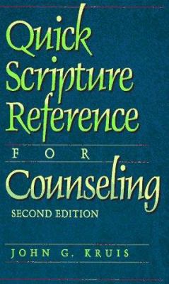Quick Scripture Reference for Counseling 0801052610 Book Cover